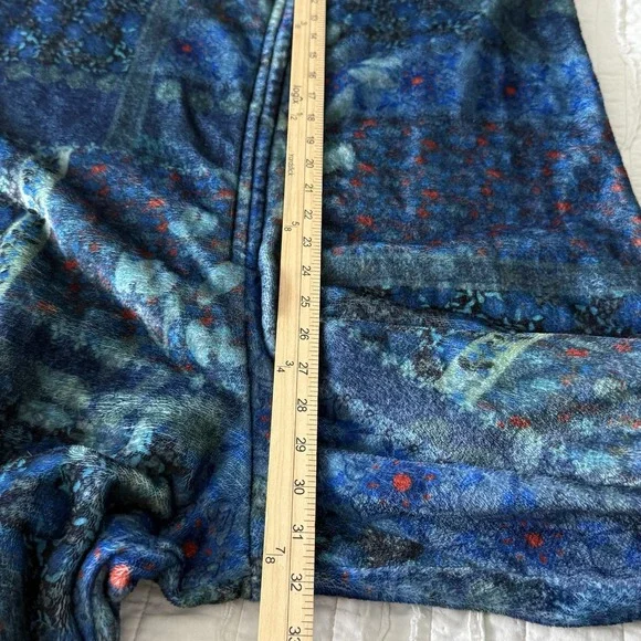 Natural Life‎ Fleece One Piece Pajamas Jumpsuit Zip Up Boho M Camping Cozy Soft - Picture 5 of 7